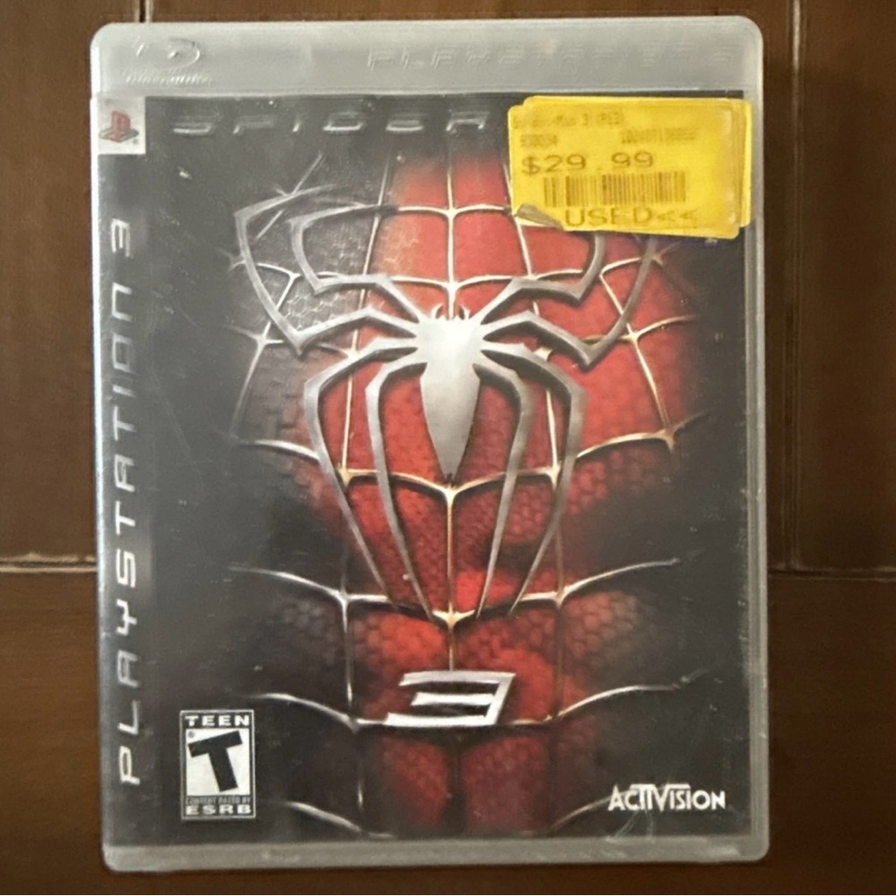 Sony Spider-Man 3 Video Game Red and Black